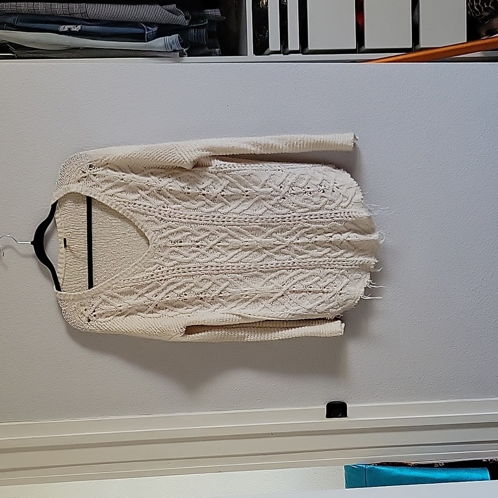 Free People distressed sweater
